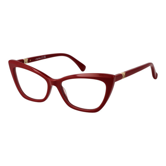 Max Mara Women’s Optical Glasses – Red Cat Eye Frame, 54mm
