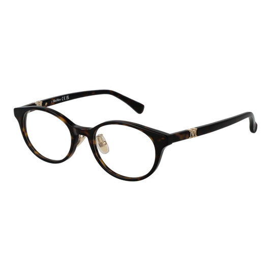 Max Mara Women’s Optical Frames – Brown Round Full-Rim
