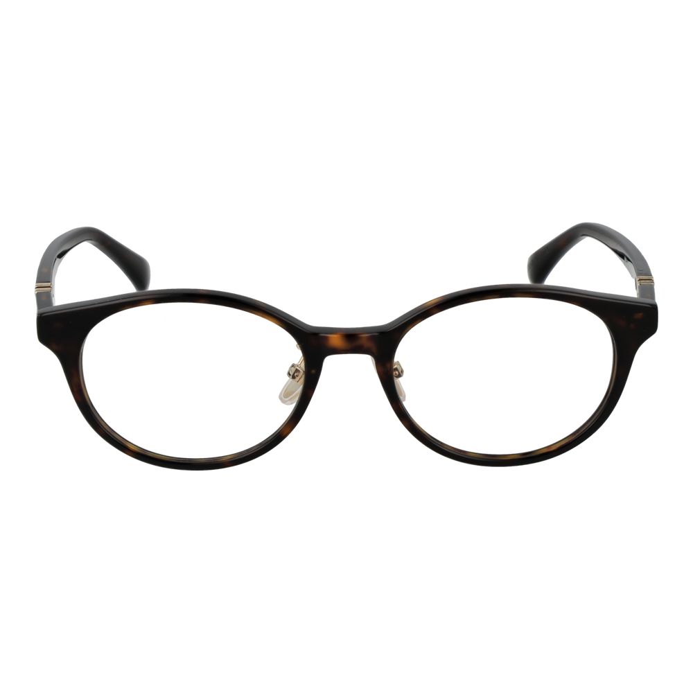 Max Mara Women’s Optical Frames – Brown Round Full-Rim