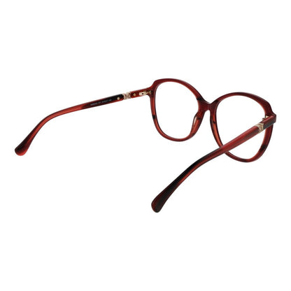 Max Mara Women's Optical Frames – Burgundy Full-Rim Square Style