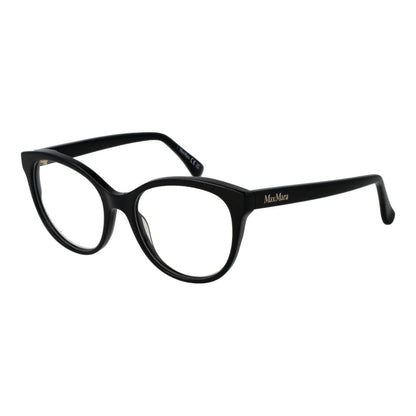 Max Mara Women’s Optical Frames – Black Round Full-Rim, 52mm
