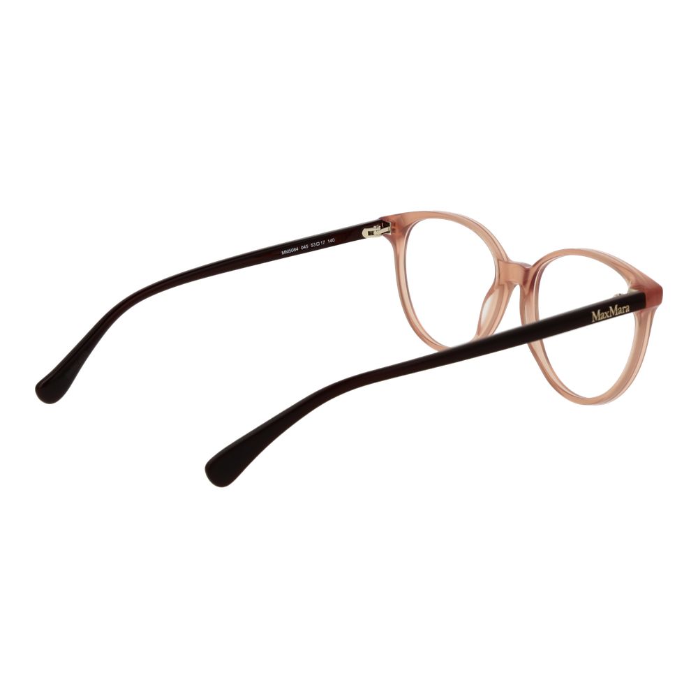 Max Mara Women’s Optical Glasses – Brown Round Frame, 53mm