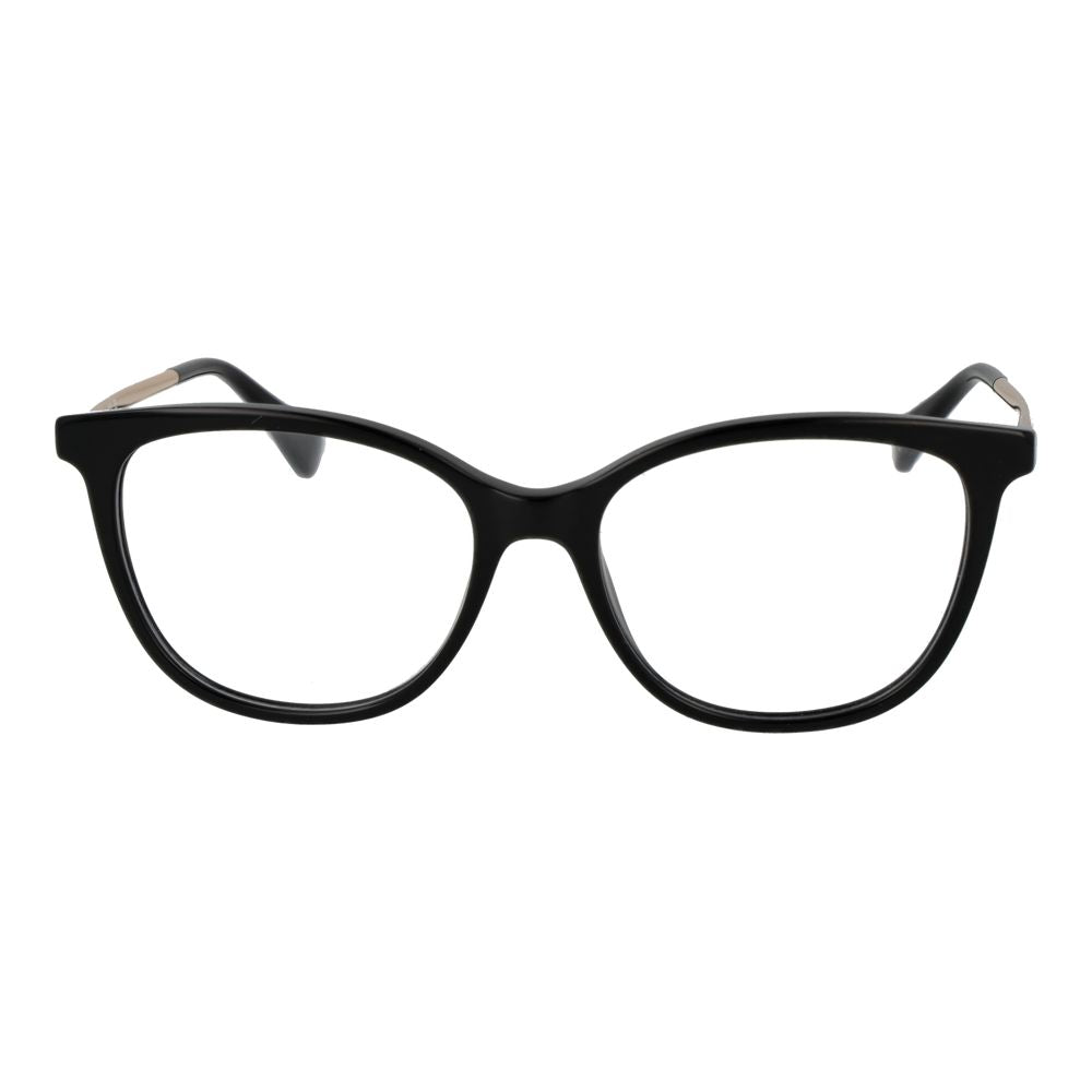 Max Mara Unisex Black Optical Frames – Round Full-Rim Design