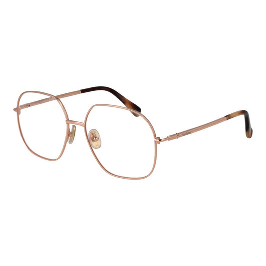 Max Mara Women's Rose Gold Optical Frames – Full-Rim Design