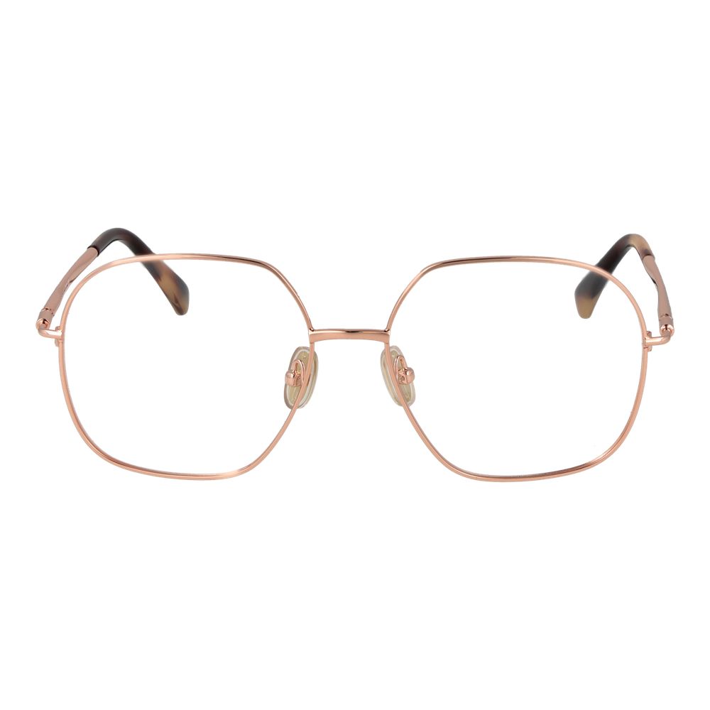 Max Mara Women's Rose Gold Optical Frames – Full-Rim Design