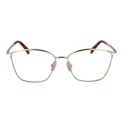 Max Mara Women's Optical Frames – Rose Gold Rectangle Design