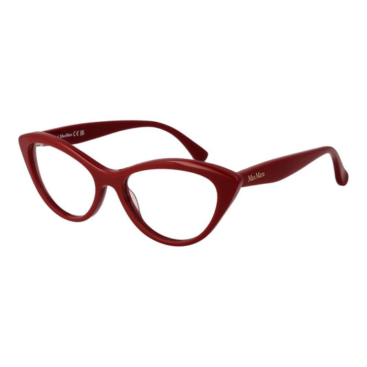 Max Mara Women’s Optical Glasses – Red Cat Eye Frame, 53mm