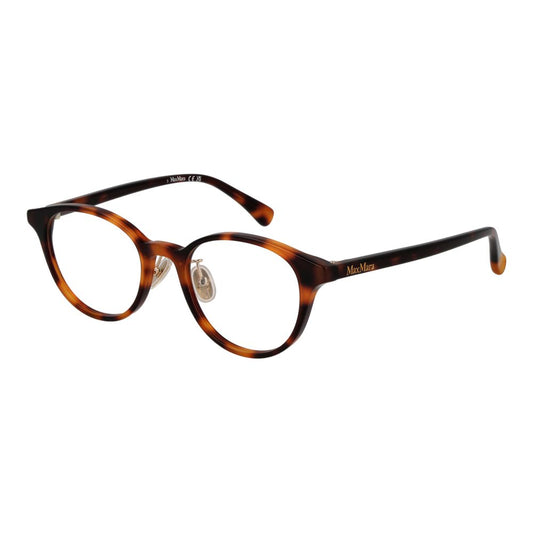 Max Mara Women’s Optical Glasses – Brown Round Frame, 49mm