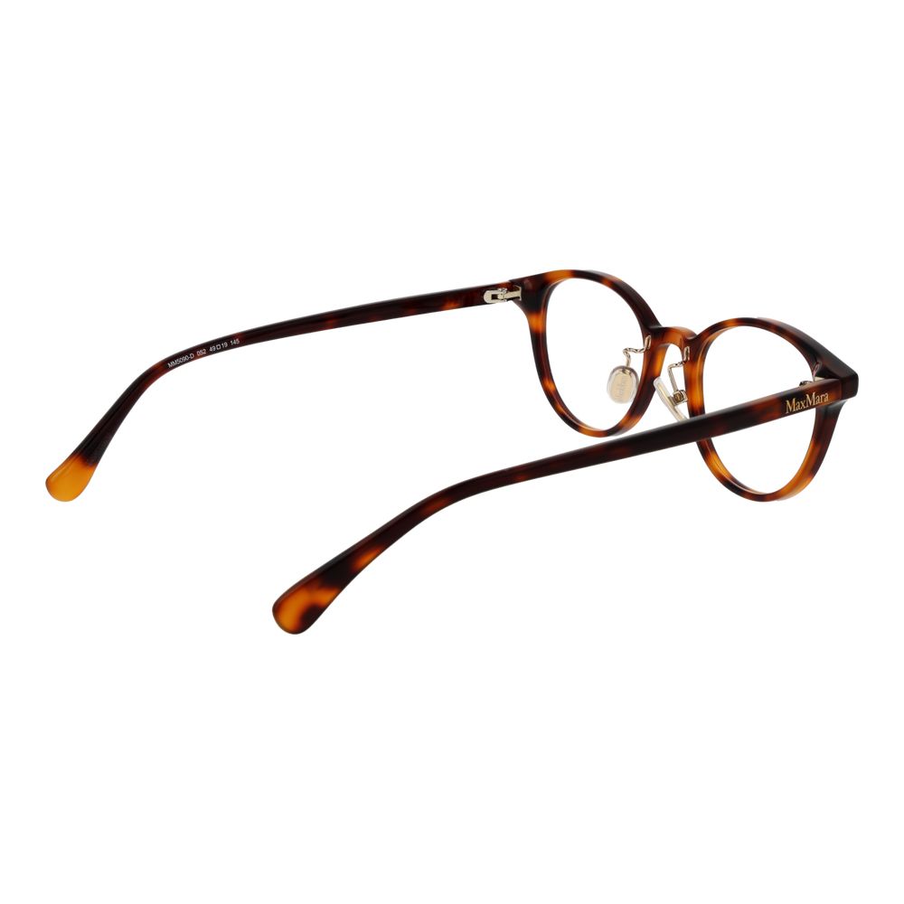 Max Mara Women’s Optical Glasses – Brown Round Frame, 49mm