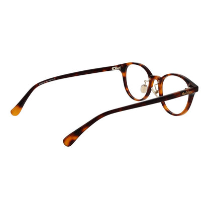 Max Mara Women’s Optical Glasses – Brown Round Frame, 49mm