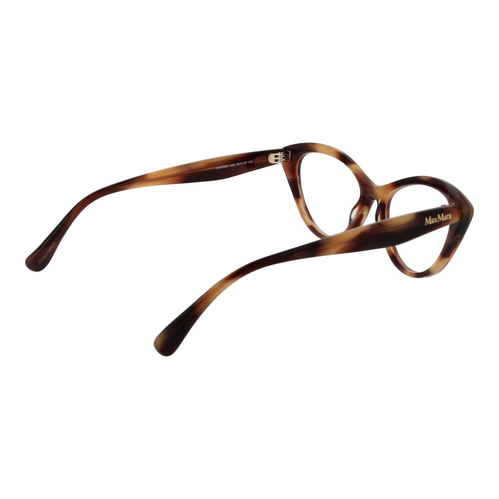 Max Mara Women’s Optical Glasses – Brown Cat Eye Frame, 53mm