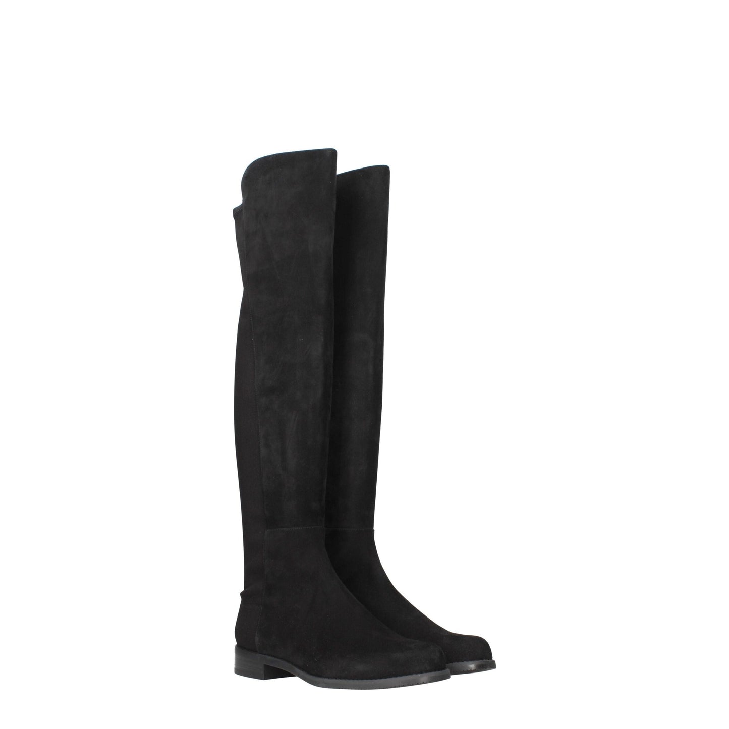 Stuart Weitzman Black Leather Over The Knee Boots