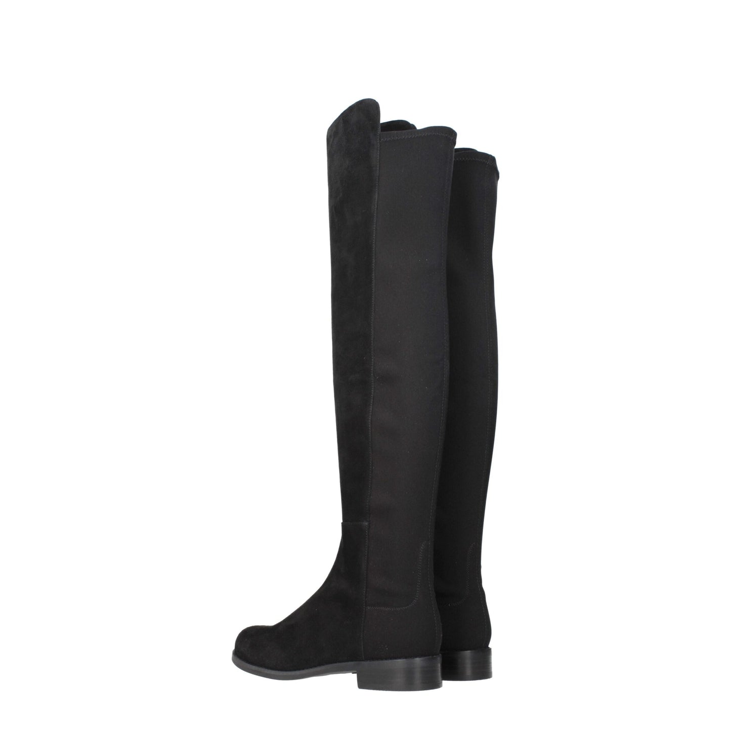 Stuart Weitzman Black Leather Over The Knee Boots