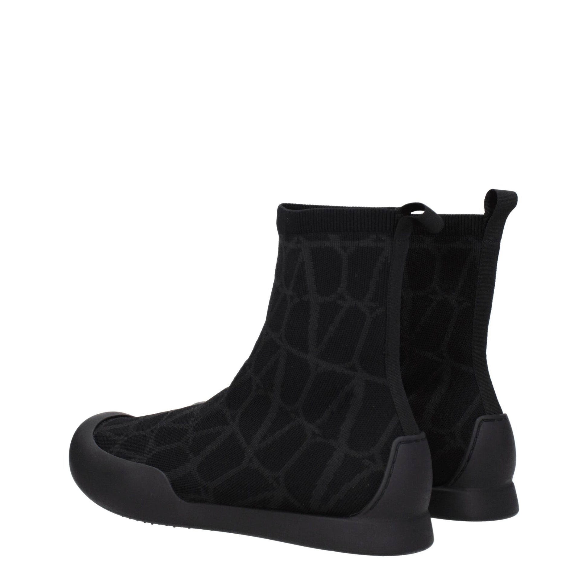 Valentino Garavani Black Cityshore High Top Sock Sneakers for Men