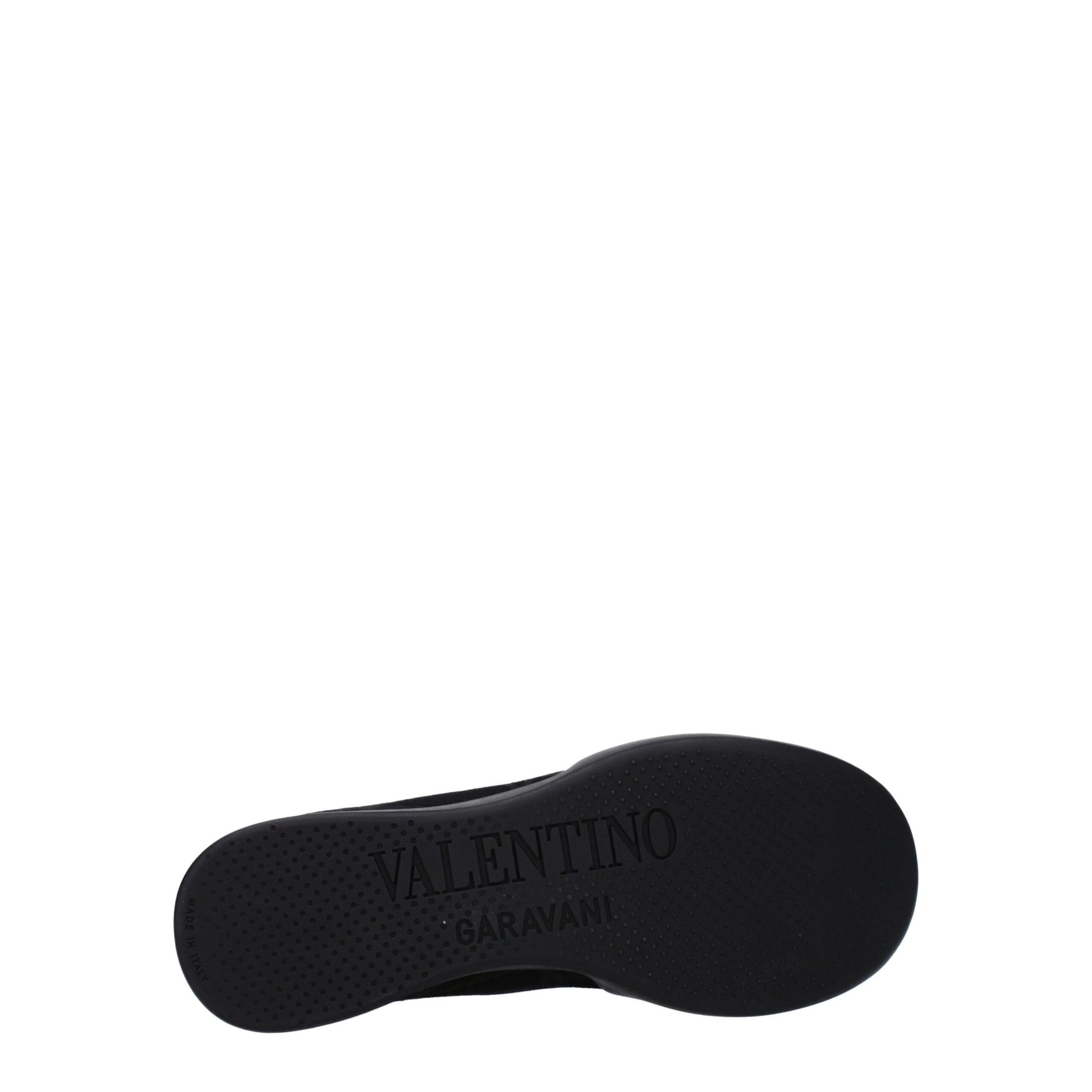 Valentino Garavani Black Cityshore High Top Sock Sneakers for Men