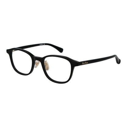 Max Mara Women’s Optical Frames – Black Square Full-Rim, 49mm