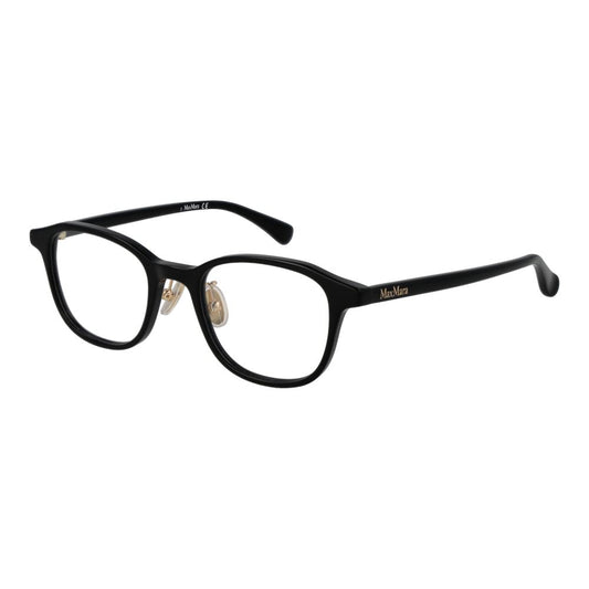 Max Mara Women’s Optical Frames – Black Square Full-Rim, 49mm