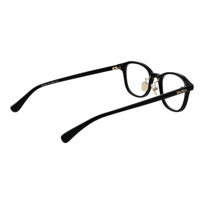Max Mara Women’s Optical Frames – Black Square Full-Rim, 49mm