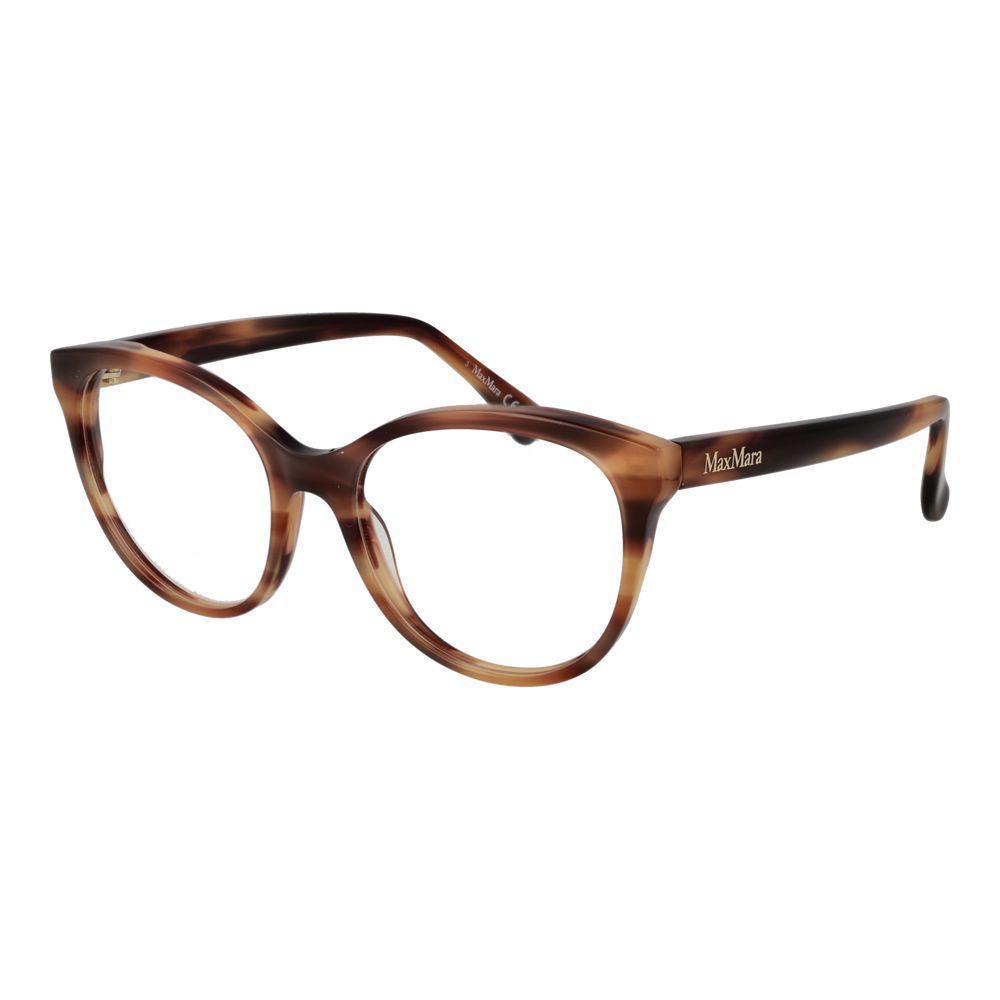 Max Mara Women’s Optical Glasses – Brown Round Frame, 52mm