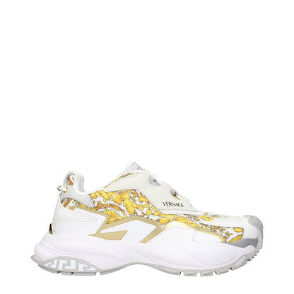 Versace Gold Fabric Low Tops - Luxury Sneaker Statement