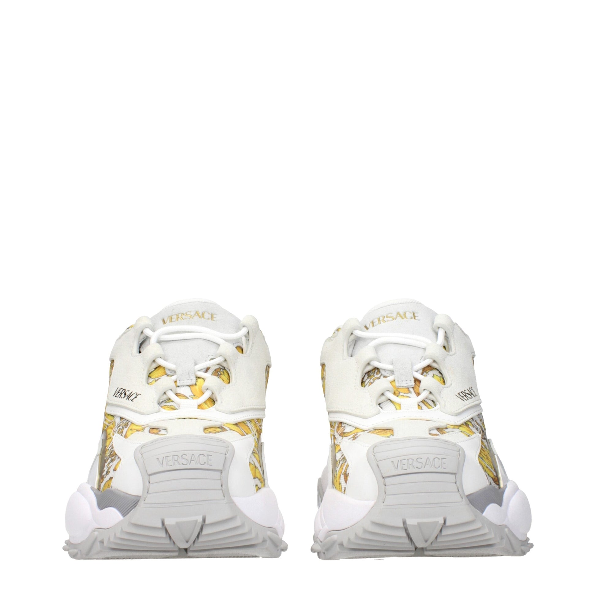 Versace Gold Fabric Low Tops - Luxury Sneaker Statement