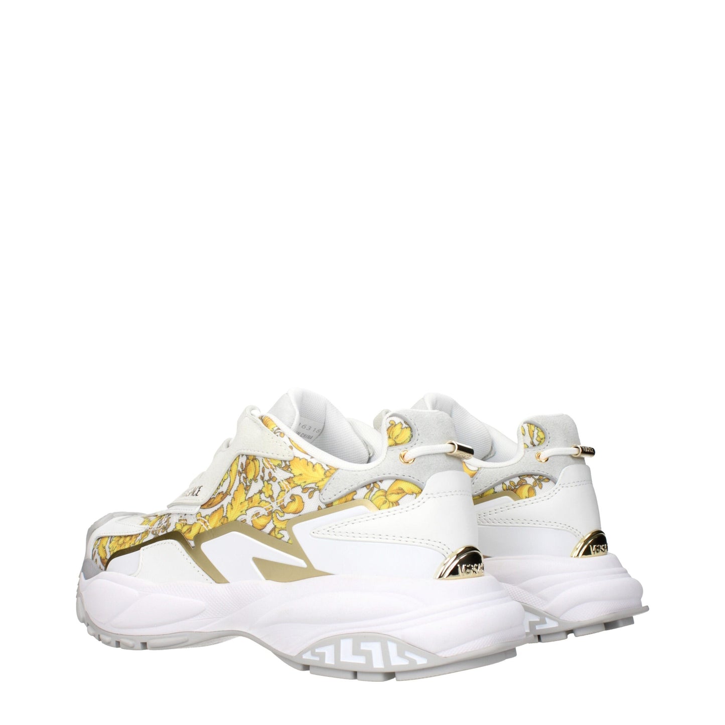 Versace Gold Fabric Low Tops - Luxury Sneaker Statement