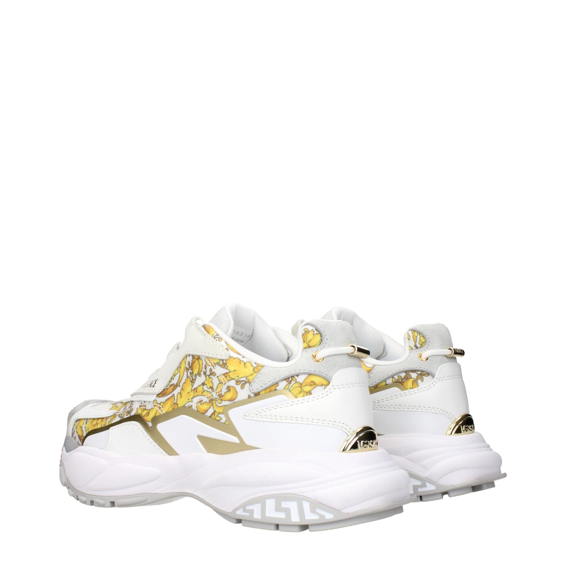 Versace Gold Fabric Low Tops - Luxury Sneaker Statement