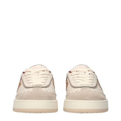 Fendi Beige Leather Low Tops - A Fusion of Elegance and Innovation
