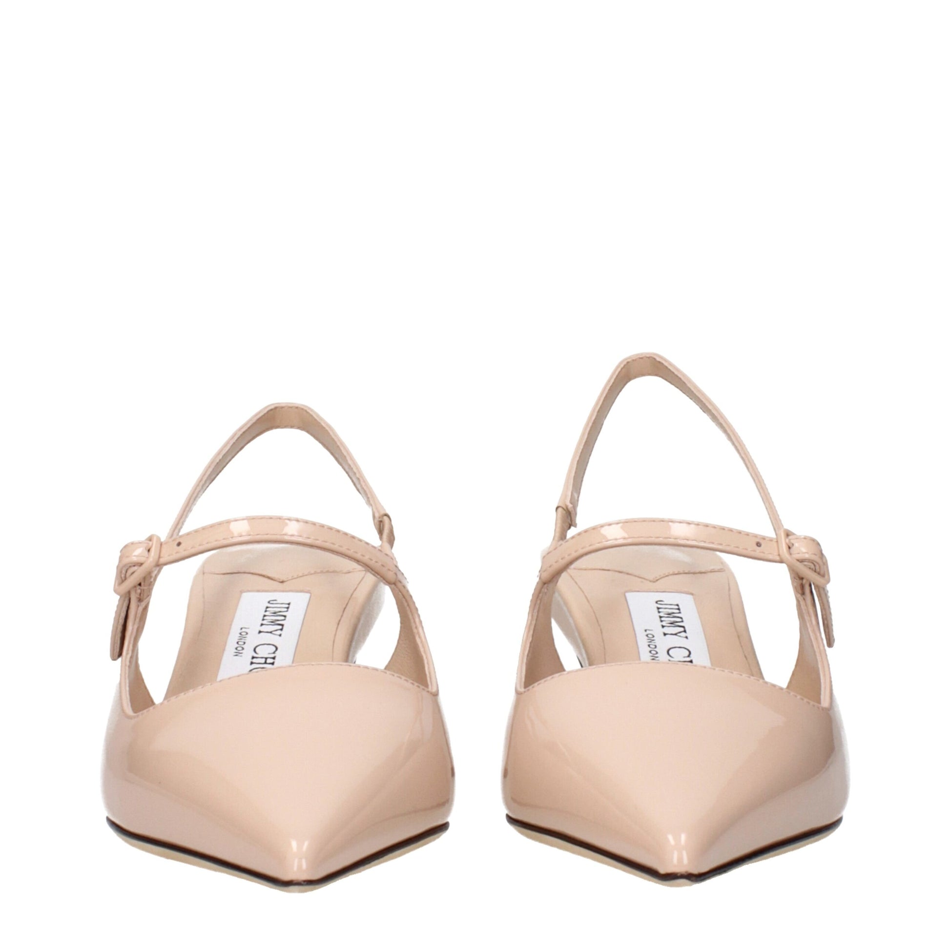 Jimmy Choo Pink Leather Mid Heel Pumps - Elevate Your Elegance
