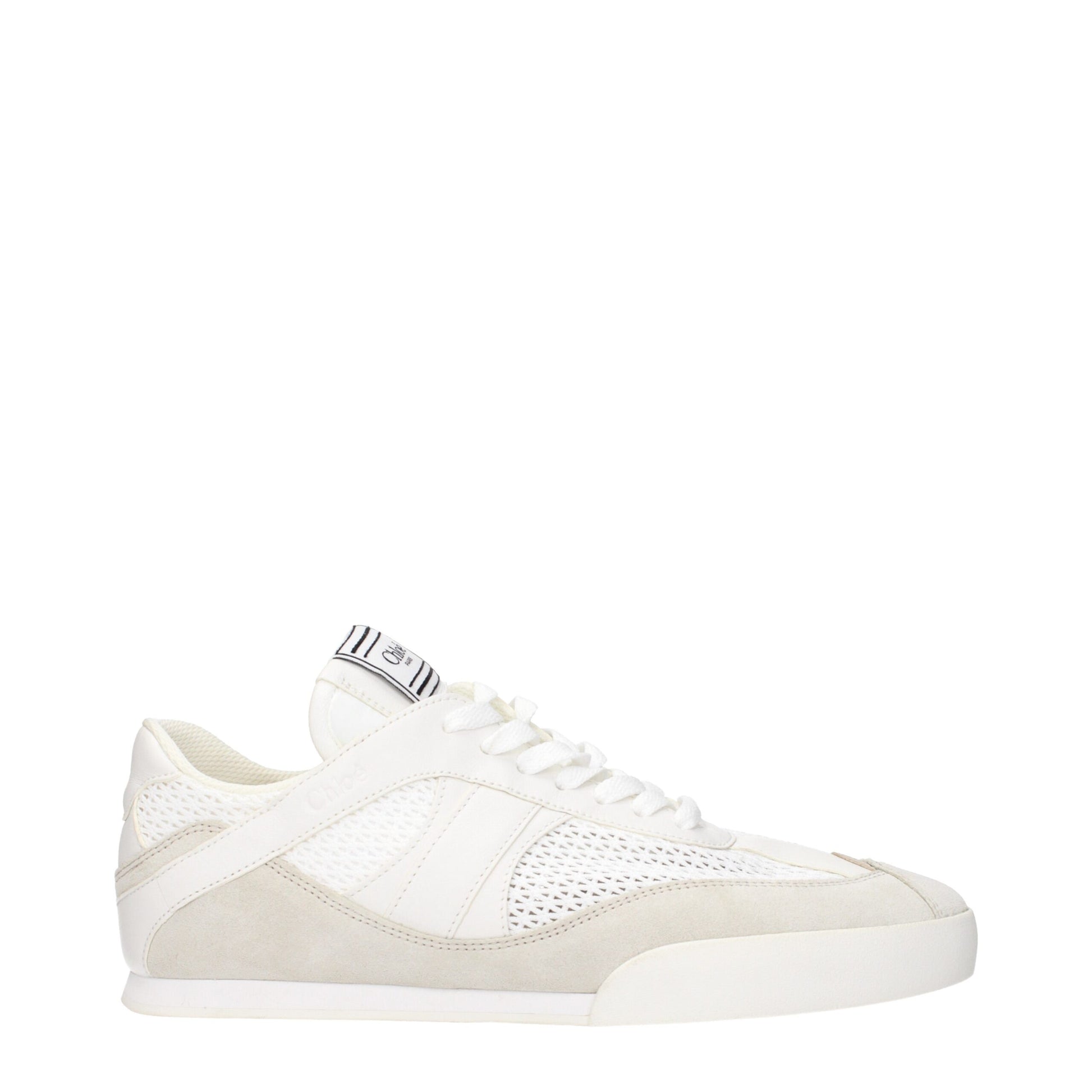 Chloé White Kick Low Top Trainers for Women