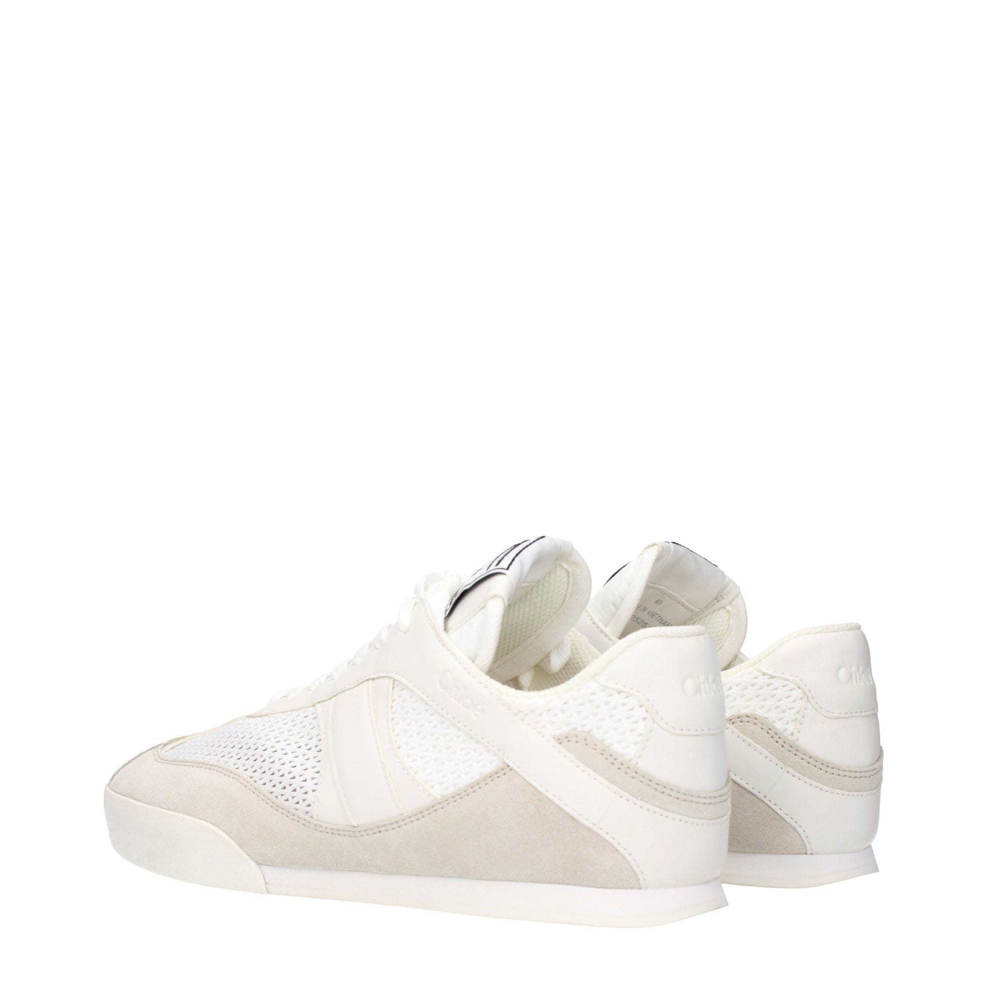 Chloé White Kick Low Top Trainers for Women