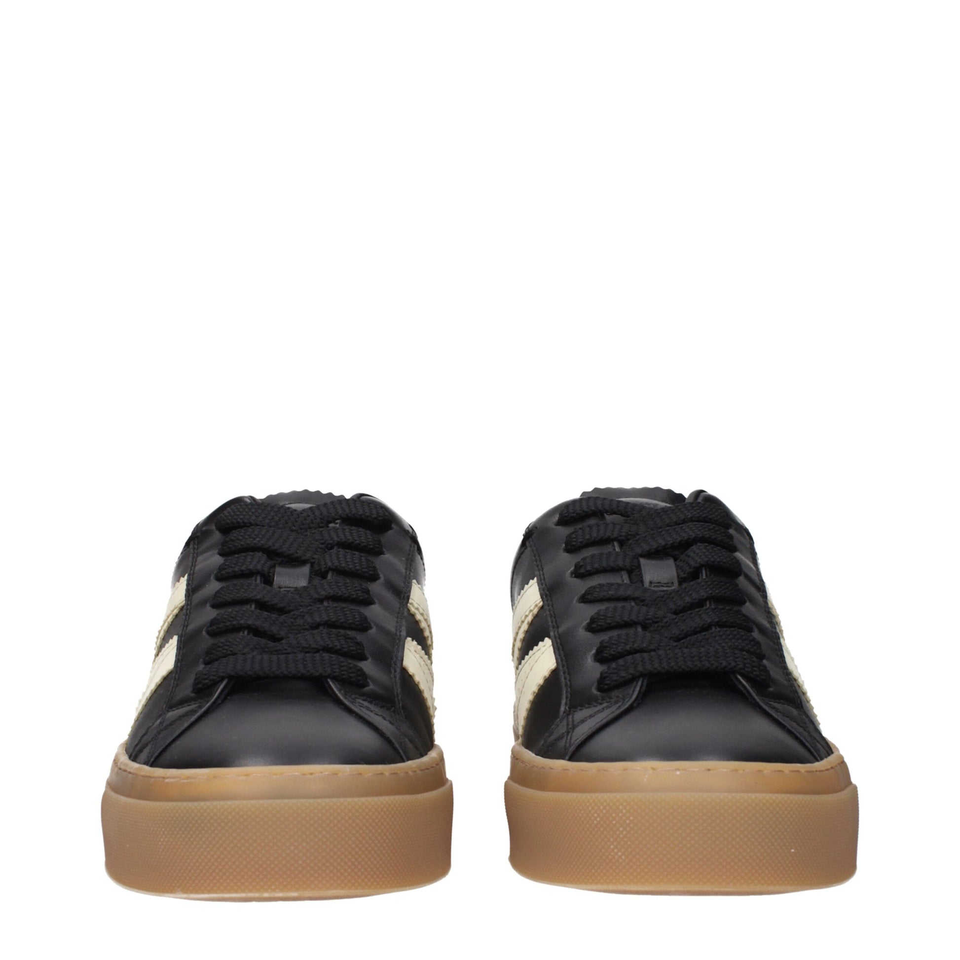 Moncler Black Leather Low Tops – Iconic Luxury Sneakers