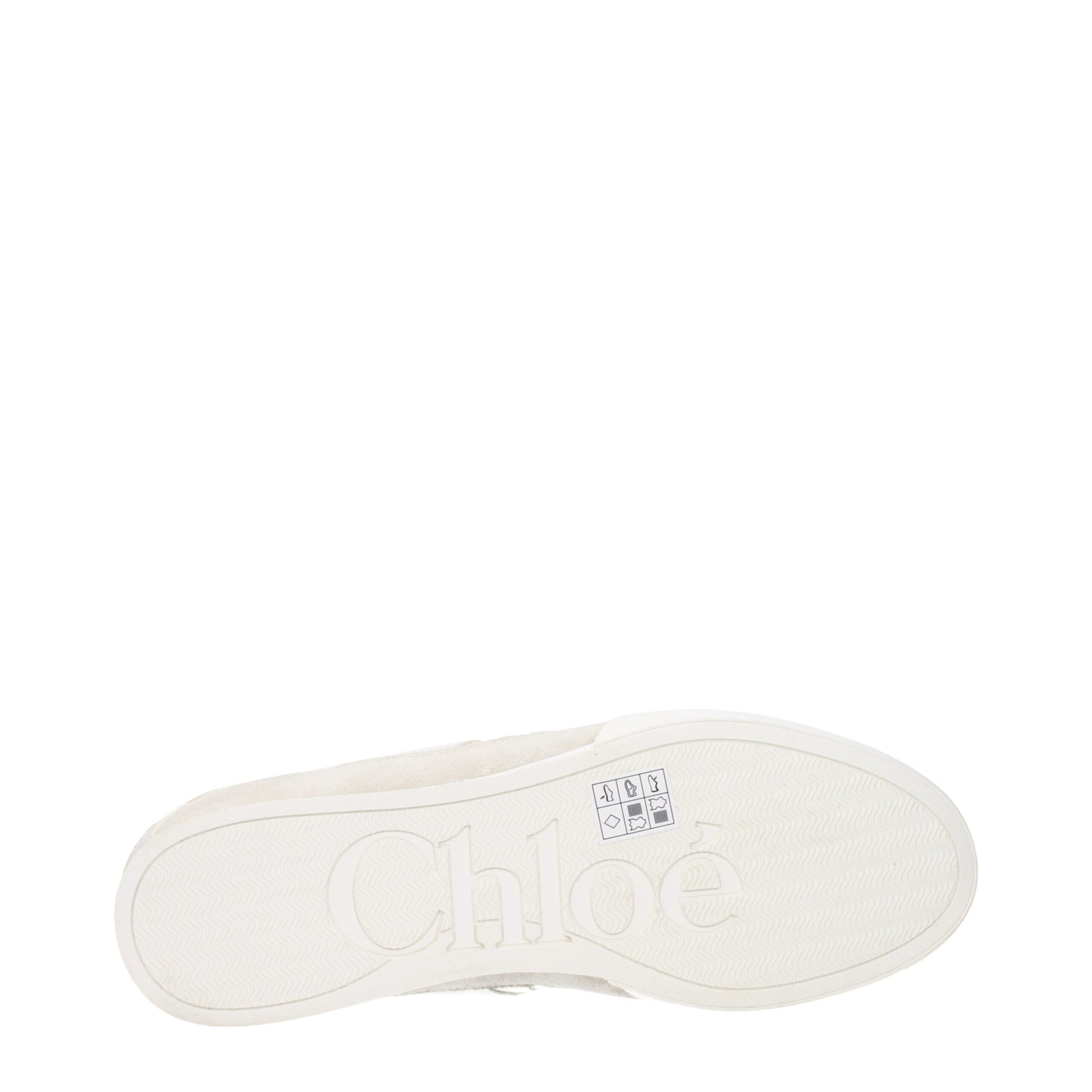Chloé White Kick Low Top Trainers for Women