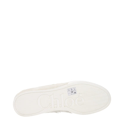 Chloé White Kick Low Top Trainers for Women