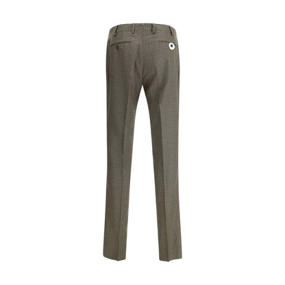 Germano Houndstooth Pattern Pants
