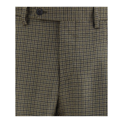 Germano Houndstooth Pattern Pants