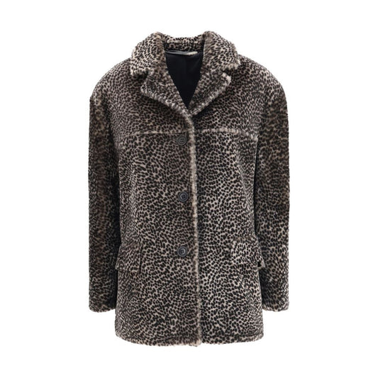 Salvatore Santoro Spotted Patterned Fur Jacket