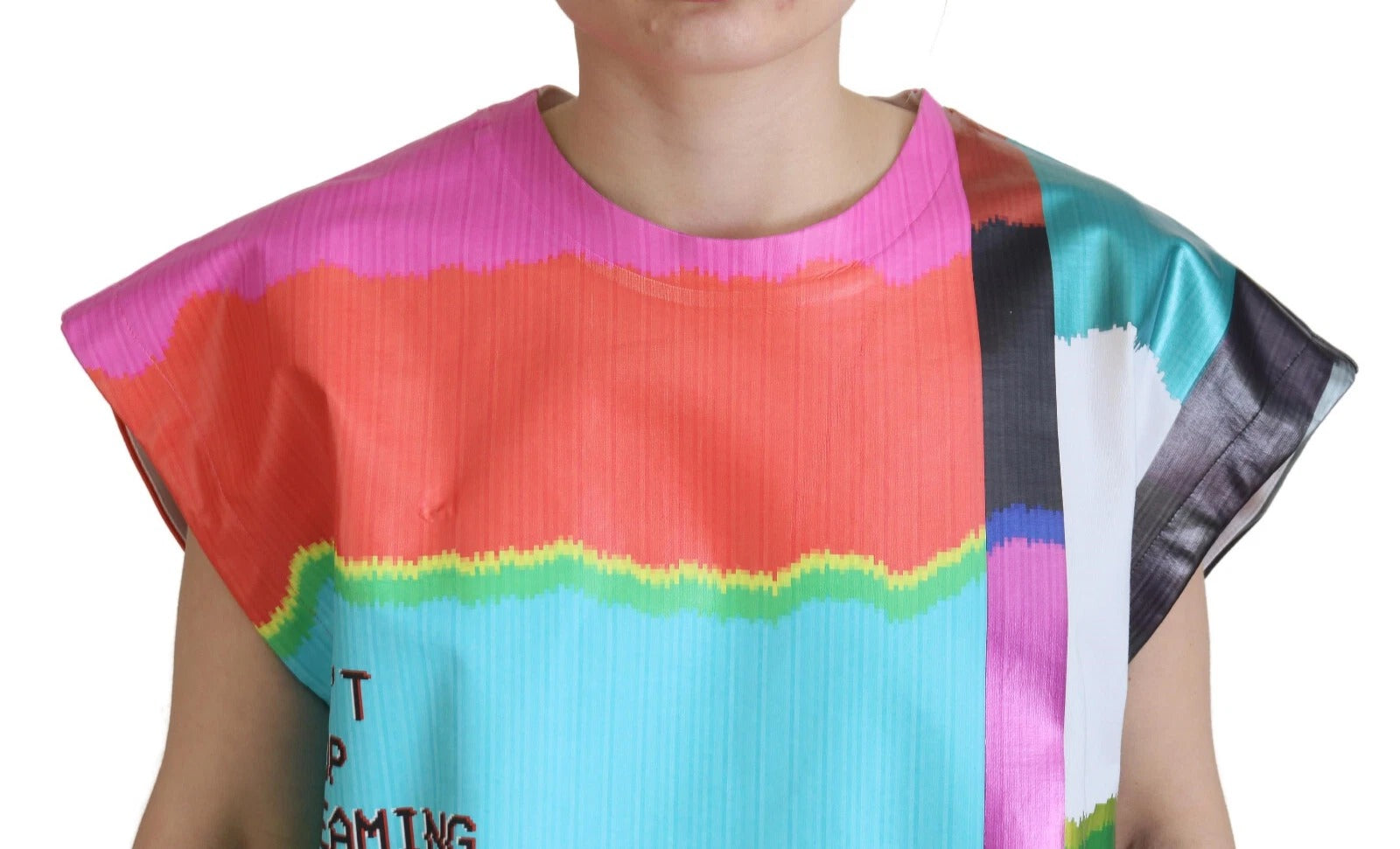 Dolce & Gabbana Multicolor Print Cotton Tank T-shirt