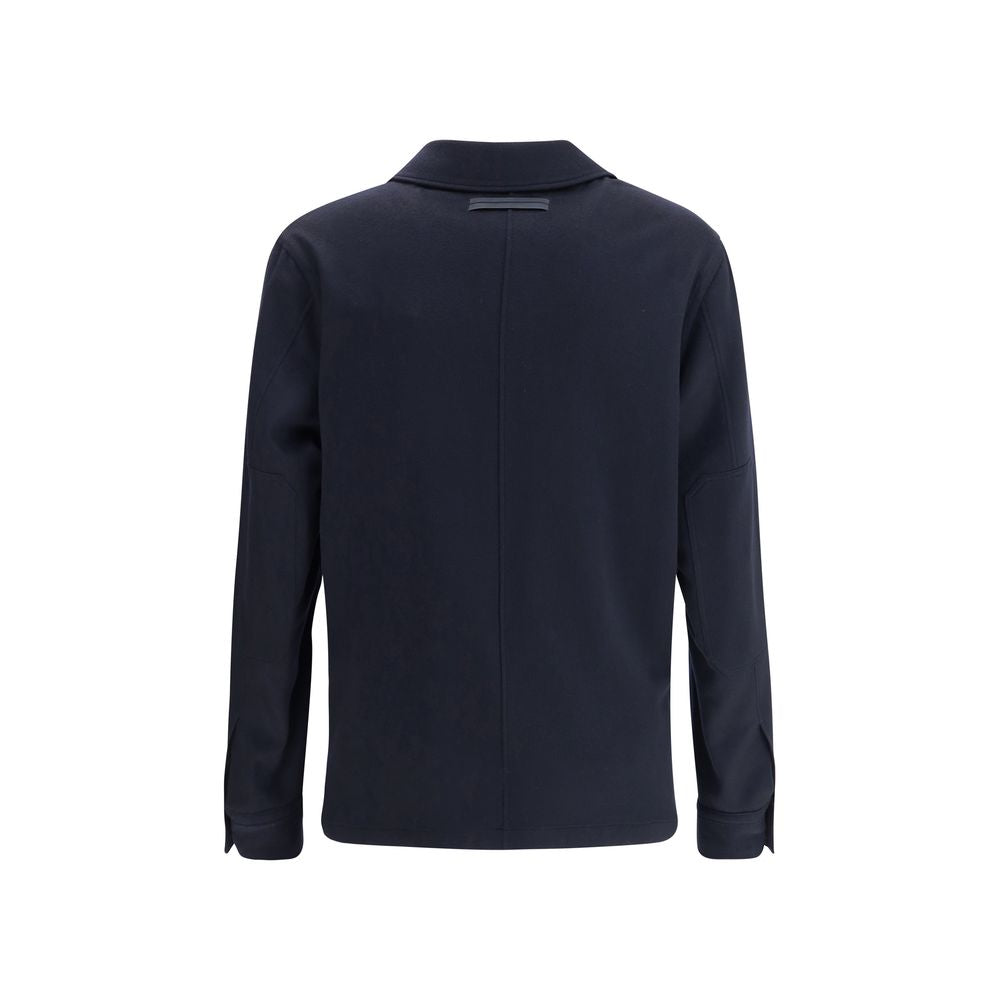 ZEGNA Ovs-Overshirt Shirt - Luxurious Cashmere Elegance