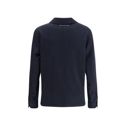 ZEGNA Ovs-Overshirt Shirt - Luxurious Cashmere Elegance