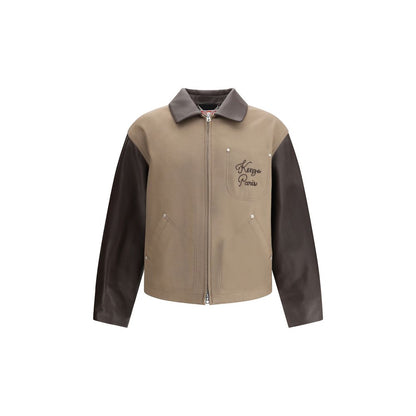 Kenzo Wool and Leather College Jacket