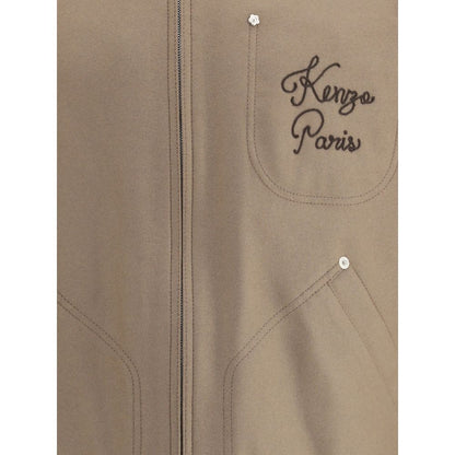 Kenzo Wool and Leather College Jacket