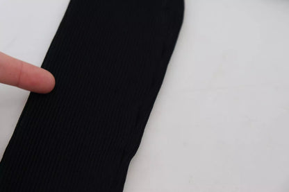 Dolce & Gabbana Black Turtleneck Slim Fit Pullover Sweater - Authentic