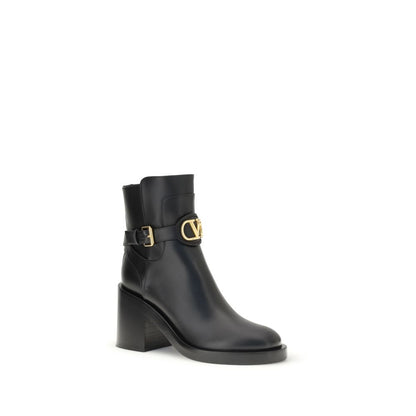 Valentino Garavani VLogo Ankle Boots – Timeless Elegance