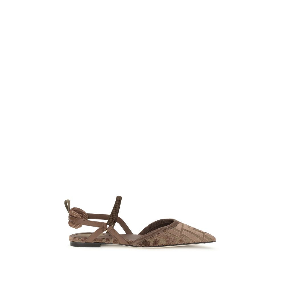 Fendi Colibrì Lite Slingback Ballerinas