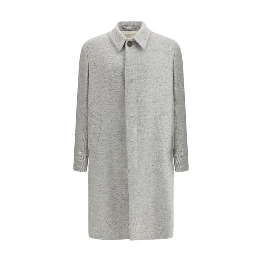 Lardini Herringbone Patterned Coat