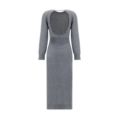 Givenchy Grey Cashmere Knit Maxi Dress