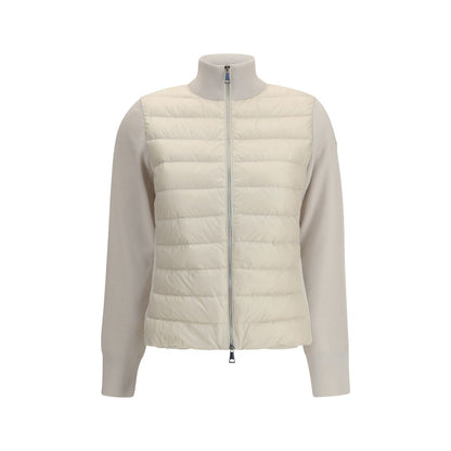 Moncler Padded Jacket with Wool Sleeves