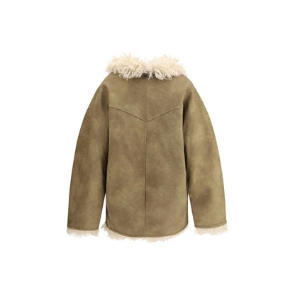 Marant Étoile Clea Shearling-effect Faux Fur Coat