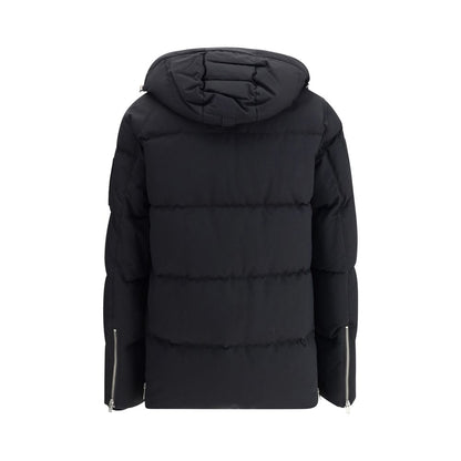 Moose Knuckles Black Original 3Q Down Hooded Jacket for Men